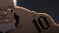 Yammy with his number shown (Image Credit: Studio Pierrot)